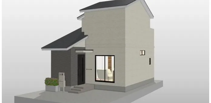 新築住宅の完成イメージパース