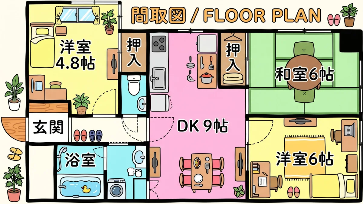 リフォーム前の間取り