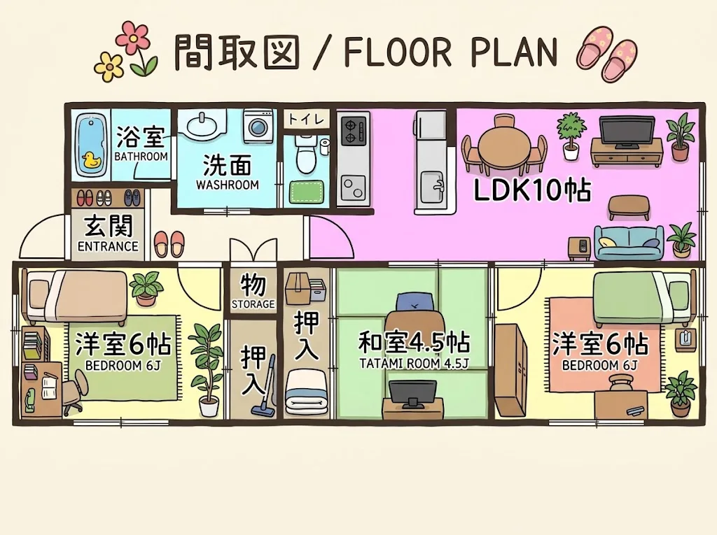 リフォーム前の間取り